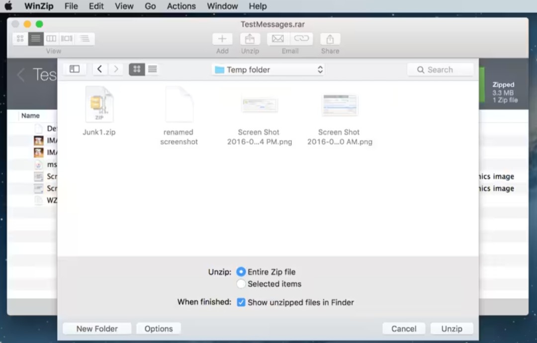 Unzipping Files on Mac 2